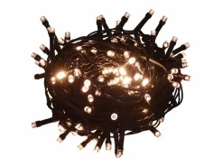 Sale vidaxl Cadena de luces 400 LEDs 40 m 8 efectos de luz blanco cálido