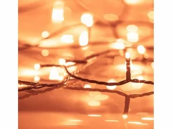 Sale vidaxl Cadena de luces 400 LEDs 40 m 8 efectos de luz blanco cálido
