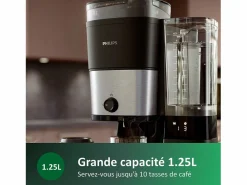 Philips Cafetera con Molinillo HD7888.01 LED Programable 10-12T