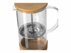 Secret de Gourmet Cafetera de Bambú "Nature" 60cl Moderna y Ecológica