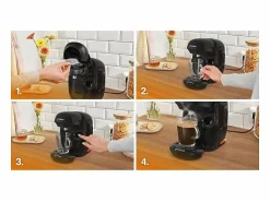Sale BOSCH Cafetera multibebidas Tassimo T11 Style, negra - 1400 W Negro