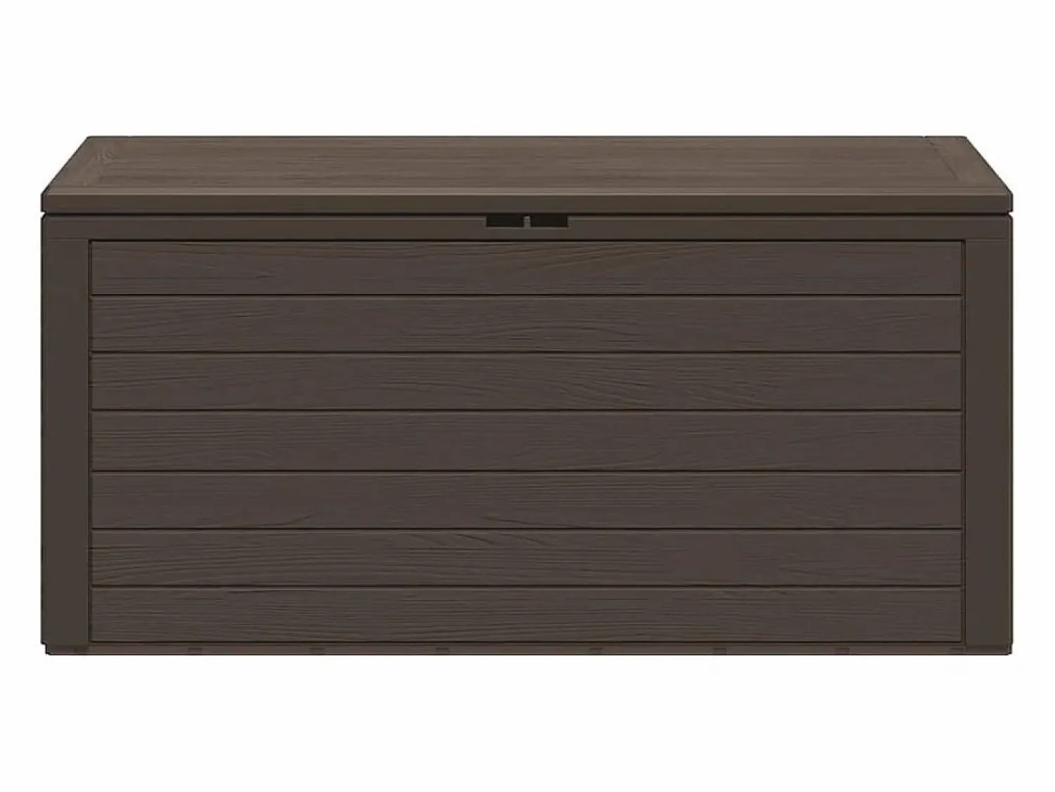 Discount Cagnes-sur-Mer Caja de almacenamiento de jardín marrón 116x44x55 cm Baúl De Jardín