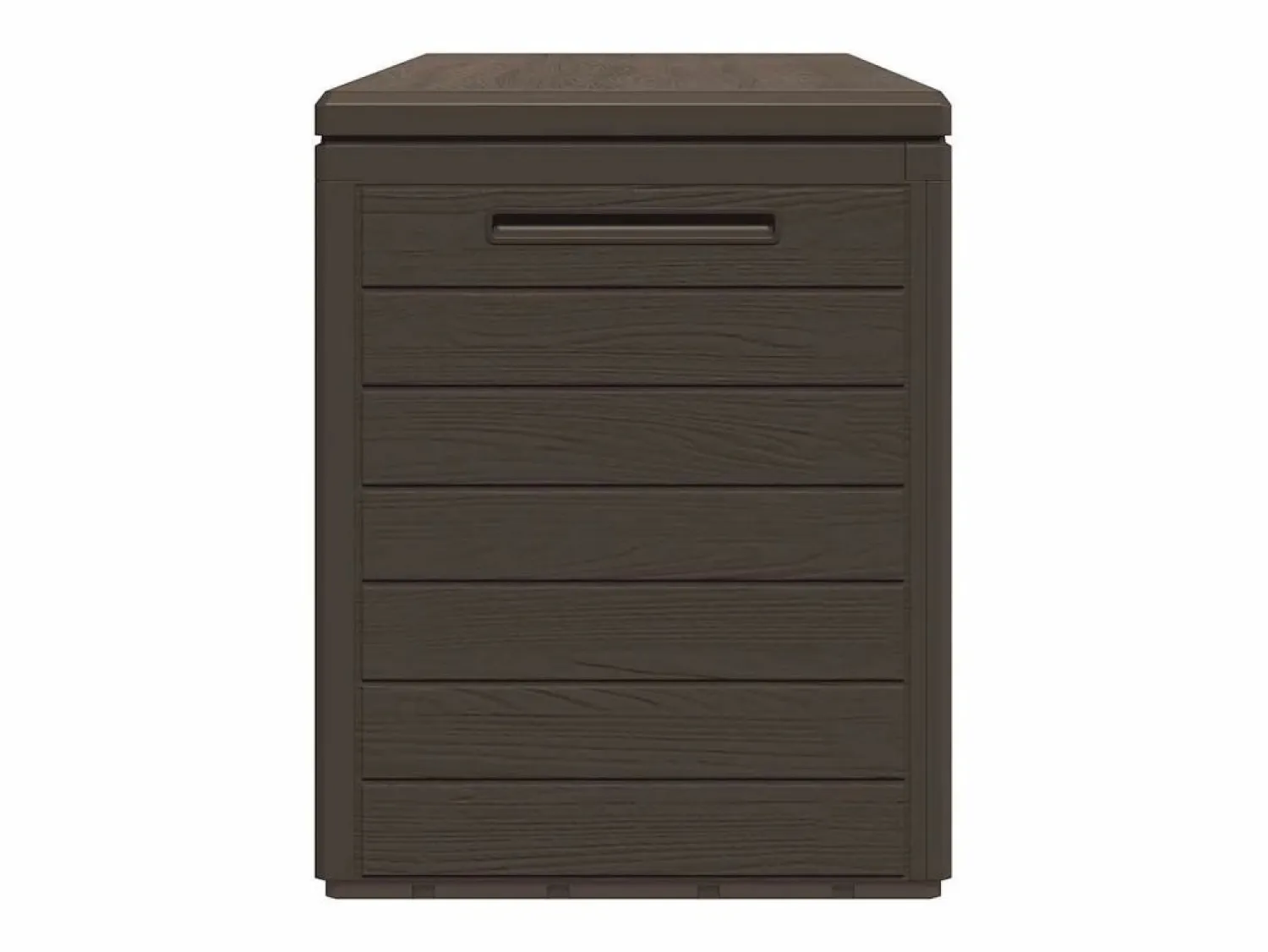 Discount Cagnes-sur-Mer Caja de almacenamiento de jardín marrón 116x44x55 cm Baúl De Jardín