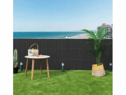 Sale Cañizo pvc essential recycane doble cara 20 mm antracita 1,8X3 M Gris antracita