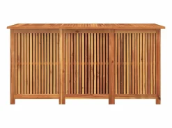 Clearance Caja de almacenaje de jardín madera maciza acacia 150x80x75 cm Baúl De Jardín