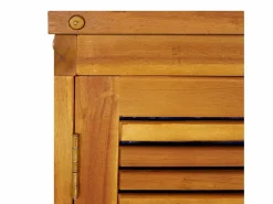 vidaxl Caja de almacenaje de jardín madera maciza acacia 280x87x104 cm