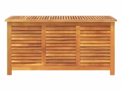 Sale vidaxl Caja de almacenaje de jardín madera maciza acacia 113x50x56 cm Color natural claro