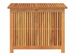 vidaxl Caja de almacenaje de jardín madera maciza acacia 75x75x58 cm