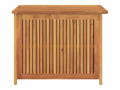 vidaxl Caja de almacenaje de jardín madera maciza acacia 75x75x58 cm