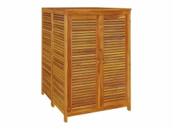 Hot vidaxl Caja de almacenaje de jardín madera maciza acacia 70x87x104 cm Color natural claro