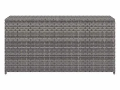 vidaxl Caja de almacenaje de jardín ratán sintético 120x50x60 cm