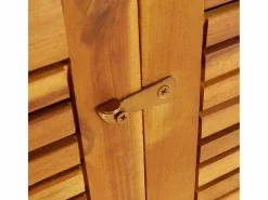 vidaxl Caja de almacenaje de jardín madera maciza acacia 140x87x104 cm