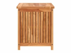 Best vidaxl Caja de almacenaje de jardín madera maciza de teca 60x50x58 cm Color natural claro