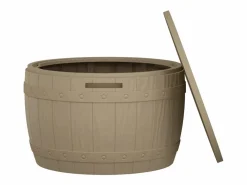 Clearance Caja de almacenaje de jardín 3 en 1 polipropileno marrón claro Baúl De Jardín