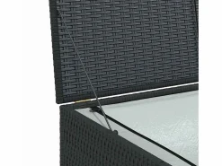 vidaxl Caja de almacenaje jardín ratán sintético 150x100x100 cm