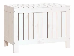 Hot Caja de almacenaje jardín madera de pino 76x42,5x54 cm Baúl De Jardín