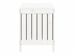 Hot Caja de almacenaje jardín madera de pino 76x42,5x54 cm Baúl De Jardín