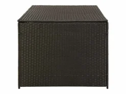 Hot vidaxl Caja de almacenaje jardín ratán sintético marrón 180x90x70 cm Marru00f3n