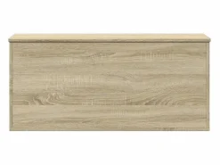 Discount Caja de almacenaje madera ingeniería roble Sonoma 100x42x46 cm Baúl Y Arcón