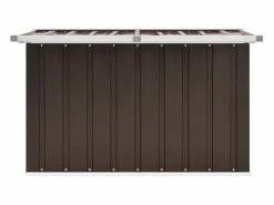 Clearance Caja de almacenaje para jardín marrón 109x67x65 cm ES973699 Marru00f3n