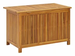 Sale Caja de almacenamiento de jardín 90x50x58 cm madera maciza de acacia Marru00f3n