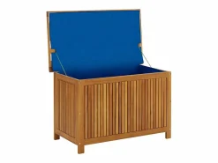 Sale Caja de almacenamiento de jardín 90x50x58 cm madera maciza de acacia Marru00f3n
