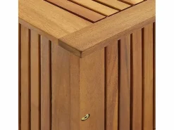 Sale Caja de almacenamiento de jardín 90x50x58 cm madera maciza de acacia Marru00f3n