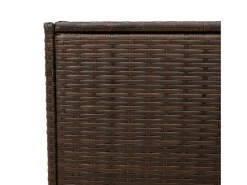Clearance Caja de almacenamiento de jardín marrón de 283 l de resina tejida Armario De Jardín