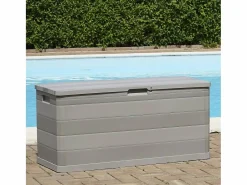 Clearance Caja de almacenamiento de jardín 117x45x56 cm Gris