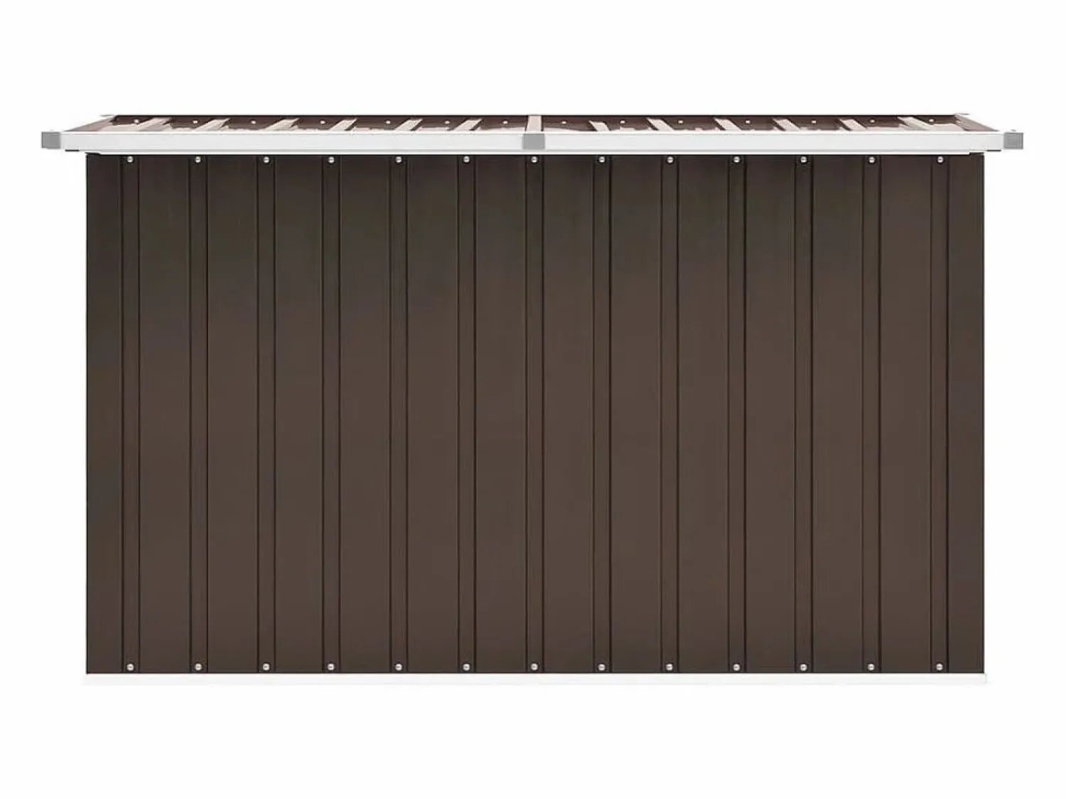 New Caja de almacenamiento de jardín Marrón 149x99x93 cm Armario De Jardín