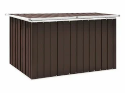 New Caja de almacenamiento de jardín Marrón 149x99x93 cm Armario De Jardín