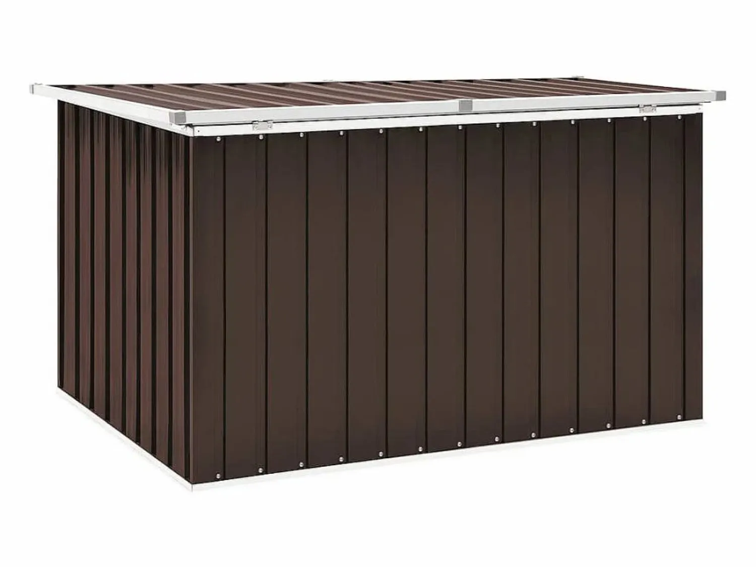 New Caja de almacenamiento de jardín Marrón 149x99x93 cm Armario De Jardín