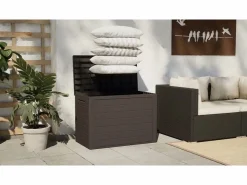 vidaxl Caja de almacenamiento de jardín 78x44x55 cm