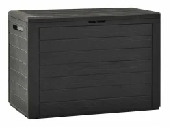 vidaxl Caja de almacenamiento de jardín 78x44x55 cm
