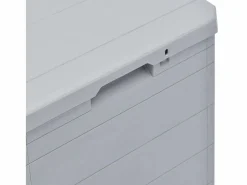 Best Caja de almacenamiento de jardín 90 L claro ES365125 Gris