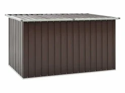 vidaxl Caja de almacenamiento de jardín marrón 171x99x93 cm