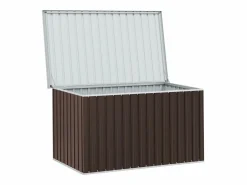 vidaxl Caja de almacenamiento de jardín marrón 171x99x93 cm