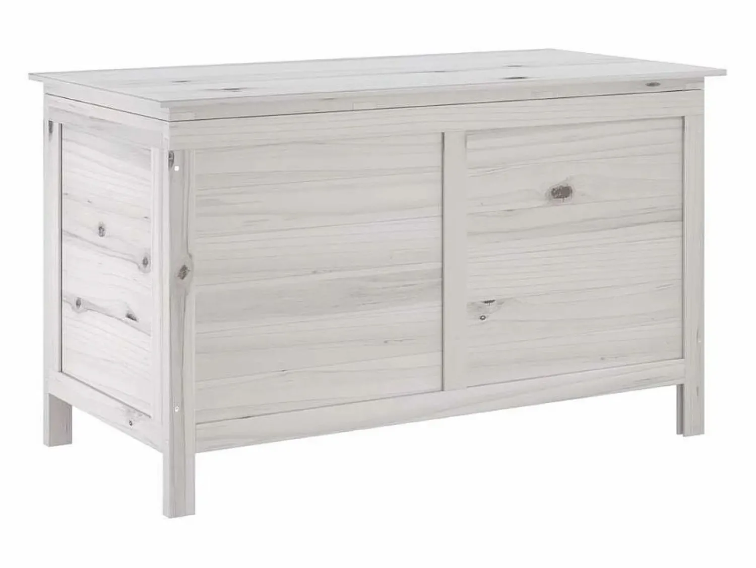 Sale Caja de almacenamiento de jardín blanca de madera maciza de abeto Armario De Jardín