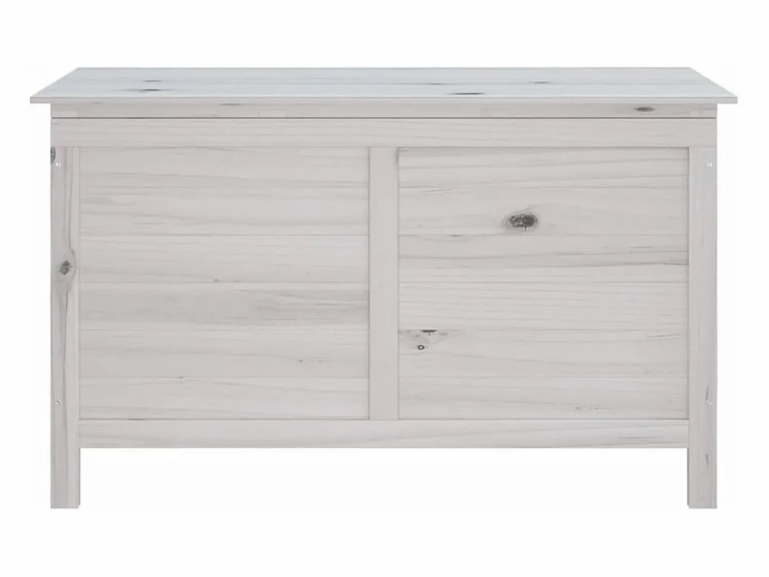 Sale Caja de almacenamiento de jardín blanca de madera maciza de abeto Armario De Jardín