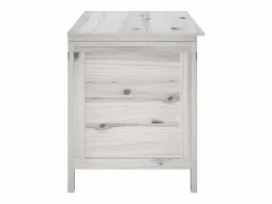 Sale Caja de almacenamiento de jardín blanca de madera maciza de abeto Armario De Jardín