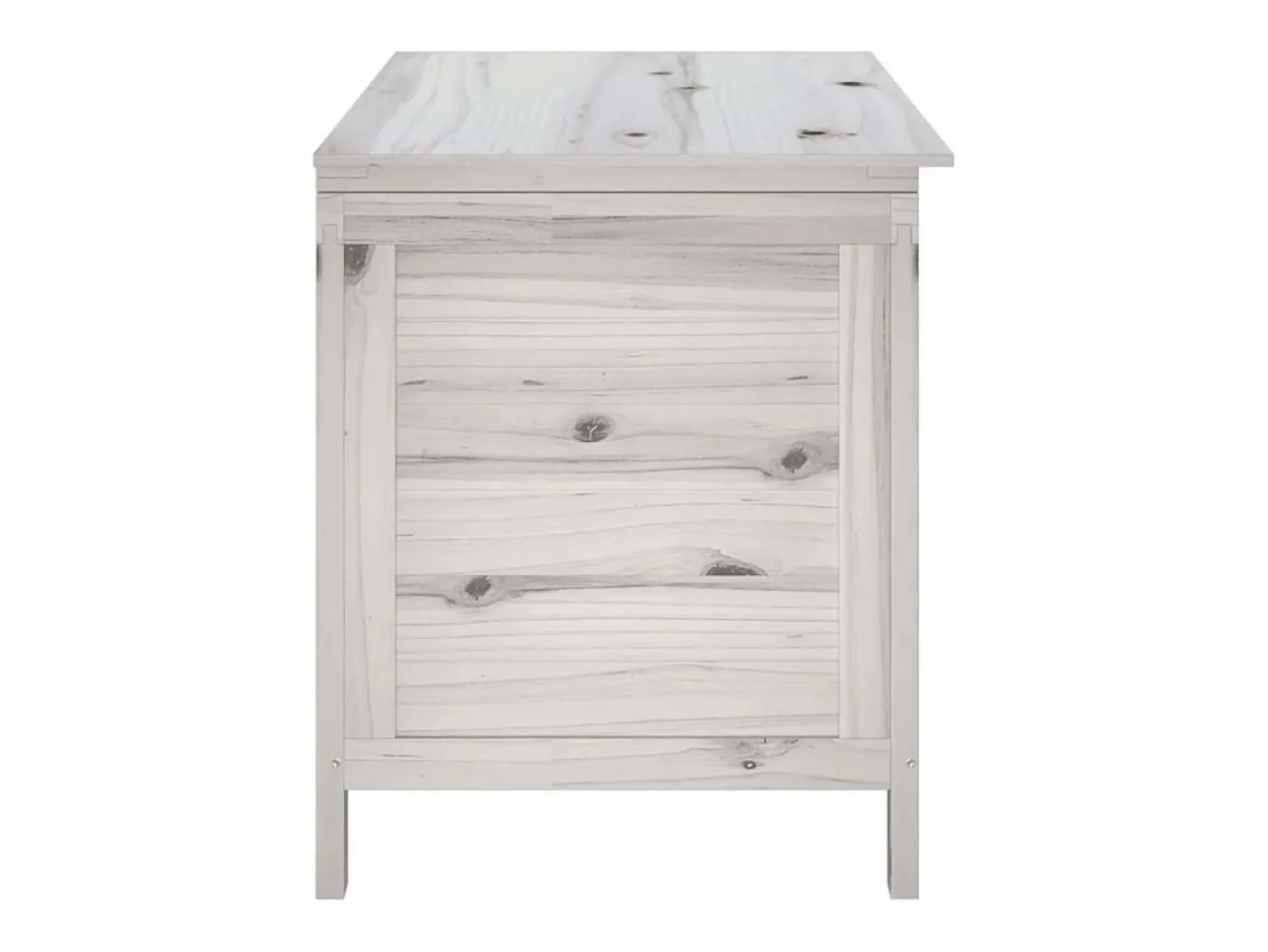 Sale Caja de almacenamiento de jardín blanca de madera maciza de abeto Armario De Jardín