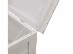 Sale Caja de almacenamiento de jardín blanca de madera maciza de abeto Armario De Jardín