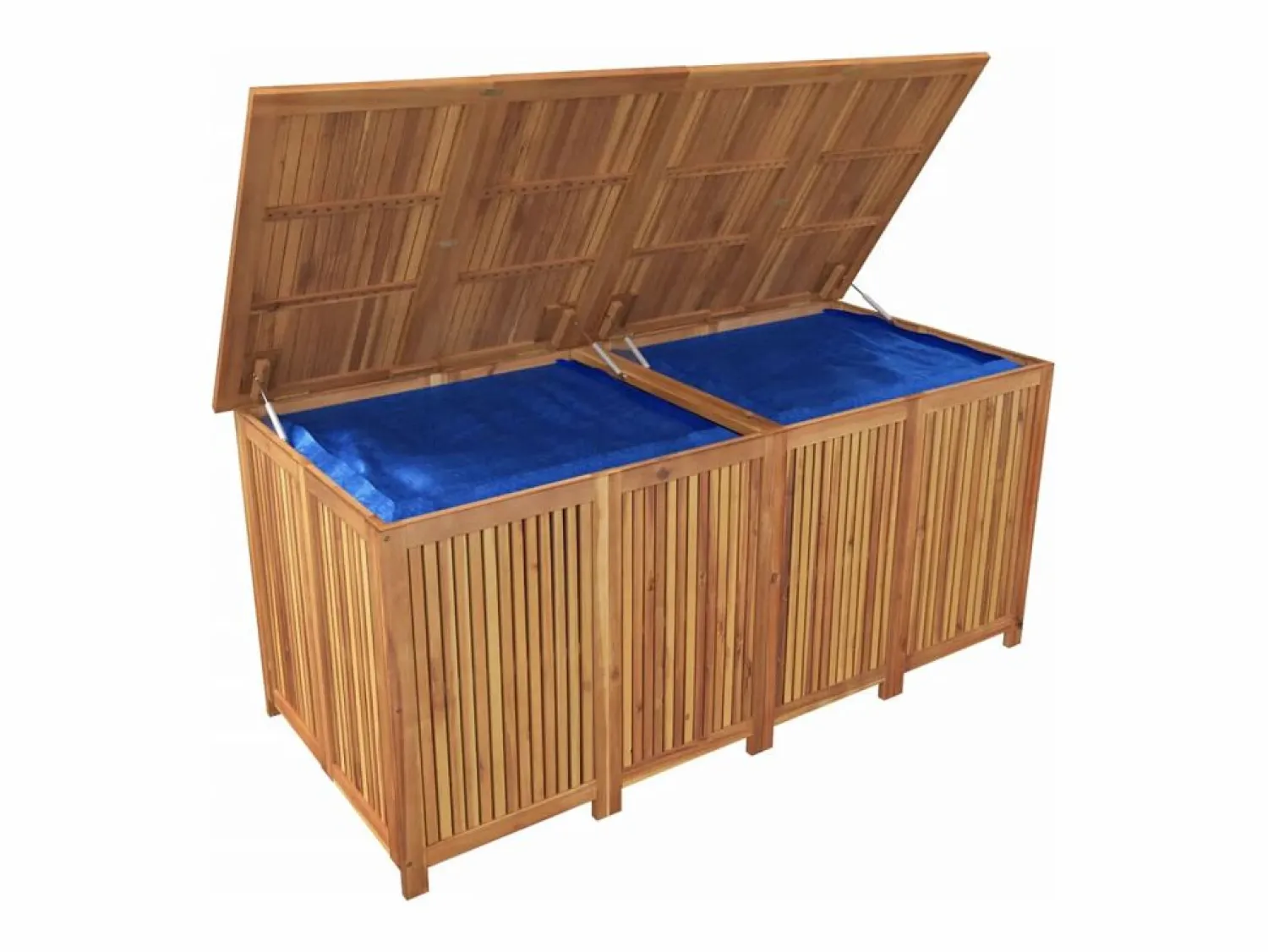 Hot Caja de almacenamiento de jardín 175x80x75 cm madera maciza de acacia Marru00f3n