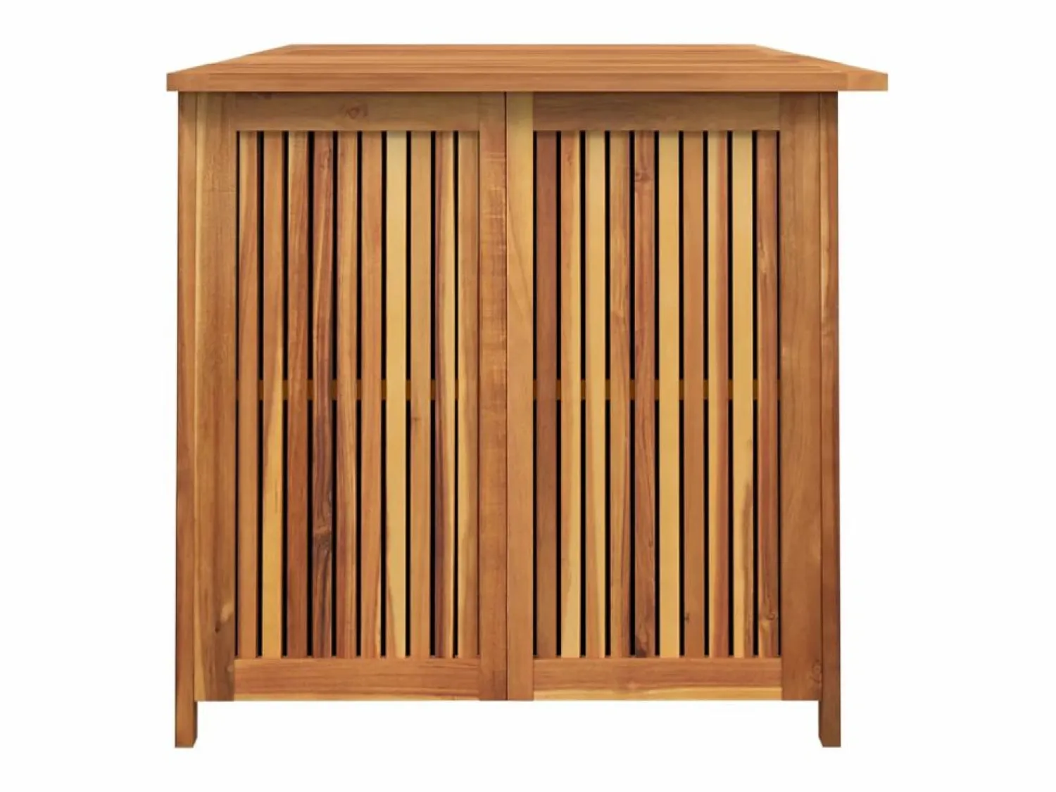 Hot Caja de almacenamiento de jardín 175x80x75 cm madera maciza de acacia Marru00f3n