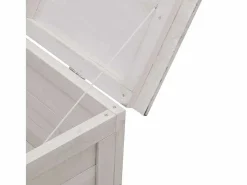 Online Caja de almacenamiento de jardín blanca de madera maciza de abeto Armario De Jardín