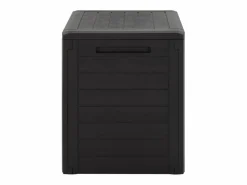 Caja de almacenamiento de jardín Marrón 58,5x46x55 cm Polipropileno