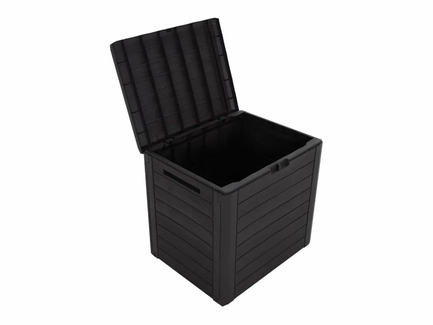 Caja de almacenamiento de jardín Marrón 58,5x46x55 cm Polipropileno