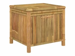 New Caja de almacenamiento de jardín 60x52x55 cm Bambú Armario De Jardín