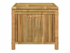 New Caja de almacenamiento de jardín 60x52x55 cm Bambú Armario De Jardín