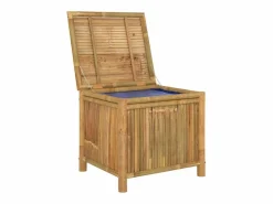 New Caja de almacenamiento de jardín 60x52x55 cm Bambú Armario De Jardín